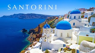 SANTORINI ISLAND Greece  Highlights villages beaches sunsets boat trip amp helicopter tour [upl. by Kuo]