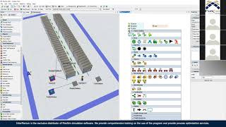 FlexSim live tutorial 9 Logistic loops in FlexSim [upl. by Irtimed]