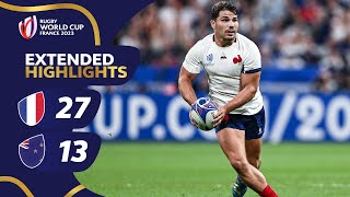 Les Bleus and All Blacks clash in epic opener  France v New Zealand  RWC 2023 Extended Highlights [upl. by Nosidda]