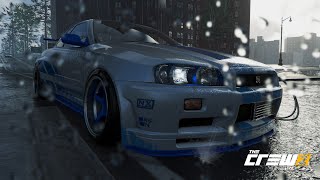 Brians Skyline on a snow racing  The Crew 2 [upl. by Ahsoem]