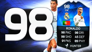 TOTY RONALDO 98 PLAYER REVIEW 99 TOTY MESSI OR 98 TOTY RONALDO FIFA 16 [upl. by Etnovahs]