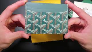 Goyard St Sulpice Cardholder Unboxing [upl. by Faustus]