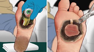 ASMR Animation Very Satisfying and Relaxing  Be careful when you go fishing  ASMR SCP Foundation [upl. by Retrak]