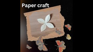 Paper Flower  Different style of folding  Flower making paper [upl. by Shirl]