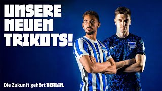 Unsere neuen Trikots 2021  Hertha BSC [upl. by Truscott]