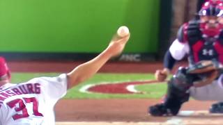 Stephen Strasburg Curveball Slow Motion [upl. by Laet323]