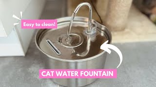 A water fountain is instant feline luxury  UIOOQ Cat Fountain [upl. by Domini]