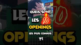 Les OPENINGS d’anime les plus CONNUS 😳  anime manga opening ranking [upl. by Bernetta]