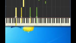 Emerson Lake amp Palmer Lucky Man Piano tutorial by Synthesia [upl. by Asiuqram495]