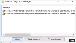 Comment résoudre le message de diagnostic dun fichier rar   fichiers corrompus [upl. by Setsero]