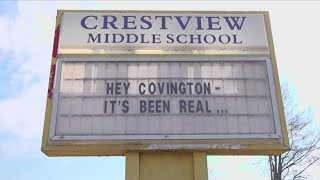 Covington reflects on destruction Crestview Middle and Elementary School faced from deadly tornado [upl. by Llerehc]