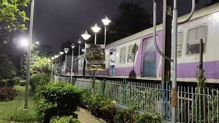 03125 Down Majerhat  Barrackpore local leaving Eden Gardens stationcircularrailway [upl. by Necyrb253]