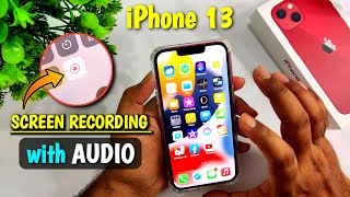 iPhone 13 Screen Recorder Settings  How To Screen Record in iPhone  😍 Hindi [upl. by Theall]