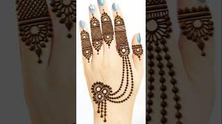 Easy Simple Stylish Mehndi DesignBack Hand Mehndi DesignMahadi DijainMehandi Digene [upl. by Nonahs966]