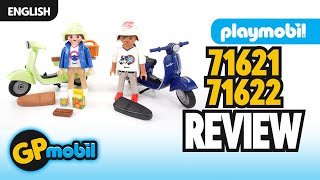 Playmobil 71621 71622  1969 Vespa 150 Sprint Veloce  Unbox  Build  Review [upl. by Judah72]