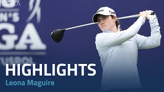 Leona Maguire First Round Highlights  2023 KPMG Womens PGA Championship [upl. by Berkie302]