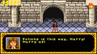 Lets Play Harry Potter and the Philosophers Stone GBA Part 1 [upl. by Allekim]