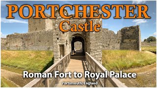 Roman Fort to Royal Palace  Portchester Castle amp Village Tour [upl. by Siugram]