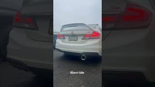 2015 Honda Civic Si  Custom 3” catback exhaust automobile cartok racecarparts hondacivic [upl. by Samford176]