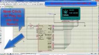 interfacing glcd with pic16f877a [upl. by Arretak]