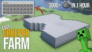 Minecraft Creeper Farm  3000 Per Hour Gunpowder Java Farm [upl. by Nolahs]