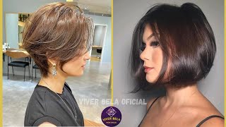 CORTES DE CABELO FEMININO 2023 CABELO CURTO CHANEL PIXIE CUT amp SHORT BOB TENDÊNCIA [upl. by Lateehs]