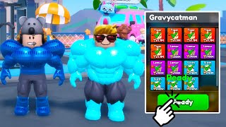 Gravycatman Traded Me THE BEST PETS in Gym Star Simulator [upl. by Olag987]