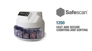 Safescan 1250 Coin Counter amp Sorter [upl. by Asi]