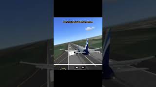 Crosswind landing airplaneRFS [upl. by Riva923]