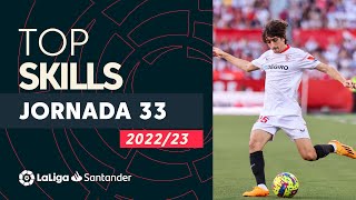 LaLiga Skills Jornada 33 Bryan Gil Lemar amp Nicolas Jackson [upl. by Tselec839]