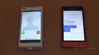 Incoming callampOutgoing call at the Same Time HTC 8S REDSony Xperia L [upl. by Drarej668]