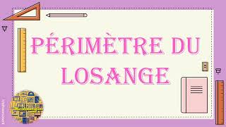 périmètre du losange [upl. by Cary]