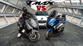 TMAX DX VS TMAX 530  LE GAGNANT [upl. by Woolson]