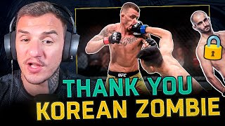 KOREAN ZOMBIE VS HOLLOWAY LIVE REACT  UFC SINGAPORE RECAP [upl. by Audres862]