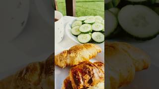 Croissant breakfast idea ytshorts croissant breakfast [upl. by Rihat]