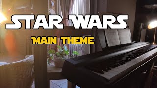 Star Wars  Main Theme Piano Cover [upl. by Ecinreb]