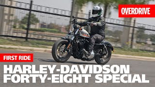 HarleyDavidson FortyEight Special  First Ride  OVERDRIVE [upl. by Flan]