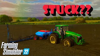 I GOT STUCK NOW WHAT CALMSDEN FARMS EP 2 FARMING SIMULATOR 22 [upl. by Pond]