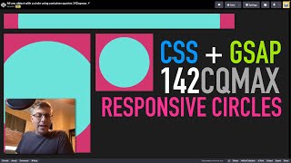 Quick Tip CSS Container Query Fullsize Circles [upl. by Barbaraanne]