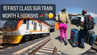 FIRST CLASS ON MOMBASA TO NAIROBI SGR TRAIN 2024 kenya [upl. by Aekal599]