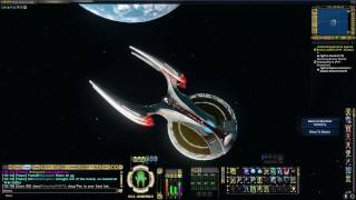 STAR TREK ONLINE  102k Temporal Cruiser T6 Sagittarius Class  First Battle 013 minutes [upl. by Anel]