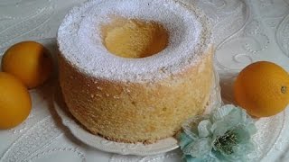 Chiffon cake allaranciaRICETTA PIU MORBIDA AL MONDO [upl. by Ical737]