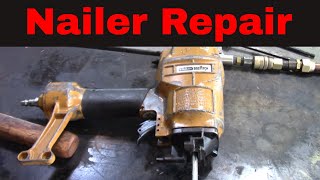 Bostitch Nail Gun Not Firing And Jamming Repair [upl. by Minor]