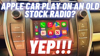 Can You Install Apple CarPlay On A Stock 2016 Toyota Camry You can Now [upl. by Boles65]