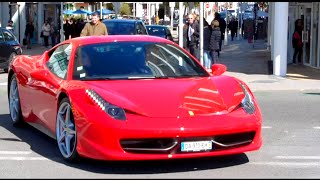 Ferrari 458 Italia Engine Sound La Baule 2015 [upl. by Sima]