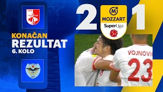 Mozzart Bet Super liga 202425  6Kolo RADNIČKI NIŠ – ŽELEZNIČAR 21 11 [upl. by Parrott]