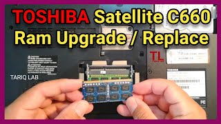 Toshiba Satellite C660 Series RAM Upgrade [upl. by Salas563]