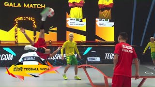 Thailand vs Brazil  Gala Match  Highlights  Teqball World Championships 2022 Nuremberg [upl. by Hailahk]