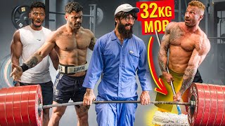 ANATOLY Use 32kg Mop in a GYM  ELITE Powerlifter Pretended to be a CLEANER 33 [upl. by Madian996]