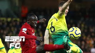 Did Sadio Mané foul Christoph Zimmermann for Liverpool’s winner vs Norwich  Premier League [upl. by Fanny]